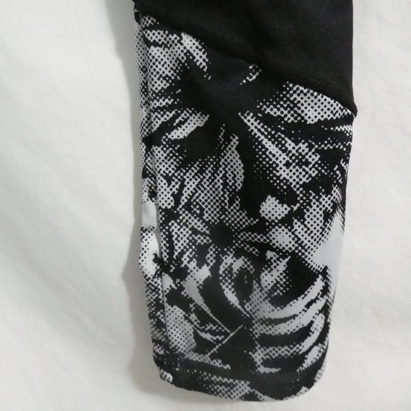 ENERGIE white printed floral black leggings, size small, junior, BNWOT - Picture 9 of 10